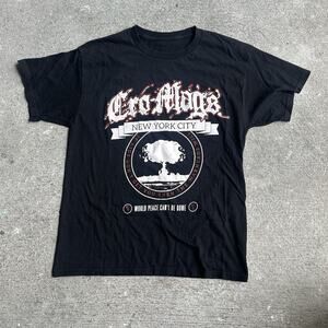 Cro-Mags World Peace shirt L vtg nyhc agnostic front leeway warzone killing time